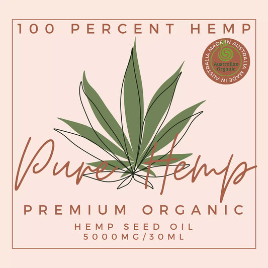 100% Pure Hemp Seed Oil – 5000MG / 30ml Dropper Bottle