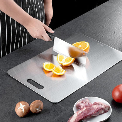 Titanium Cutting Board Double-Sided Titanium Chopping Boards for Kitchen Camping