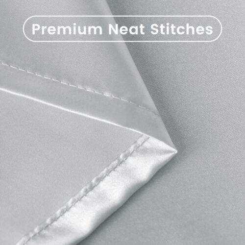 2PCS Luxury Satin Silk Pillow Cases Cushion Cover Pillowcase Home Decor Slip