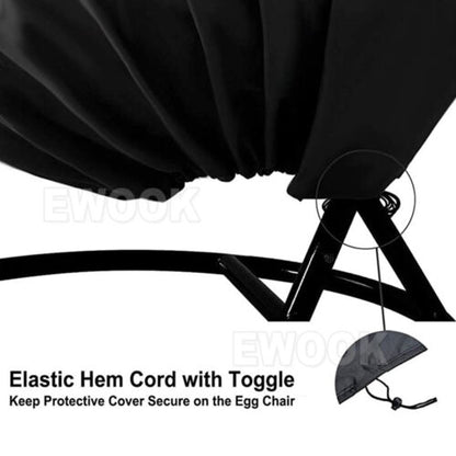 Hanging Swing Egg Chair Cover Furniture Garden Rattan Outdoor Rain Waterproof