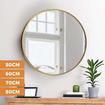 Oikiture Wall Mirrors Round Makeup Mirror Home Decor 50/60/70/80/90cm