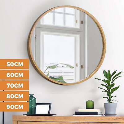 Oikiture Wall Mirrors Round Makeup Mirror Home Decor 50/60/70/80/90cm