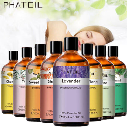 10ML 30ML 100ML Essential Oil 100% Pure and Natural Aromatherapy Diffuser Oils