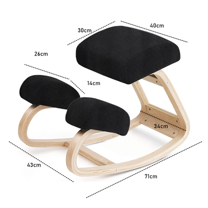 Thicken Ergonomic Kneeling Chair Stretch Knee Home Office Furniture Yoga Seat AU