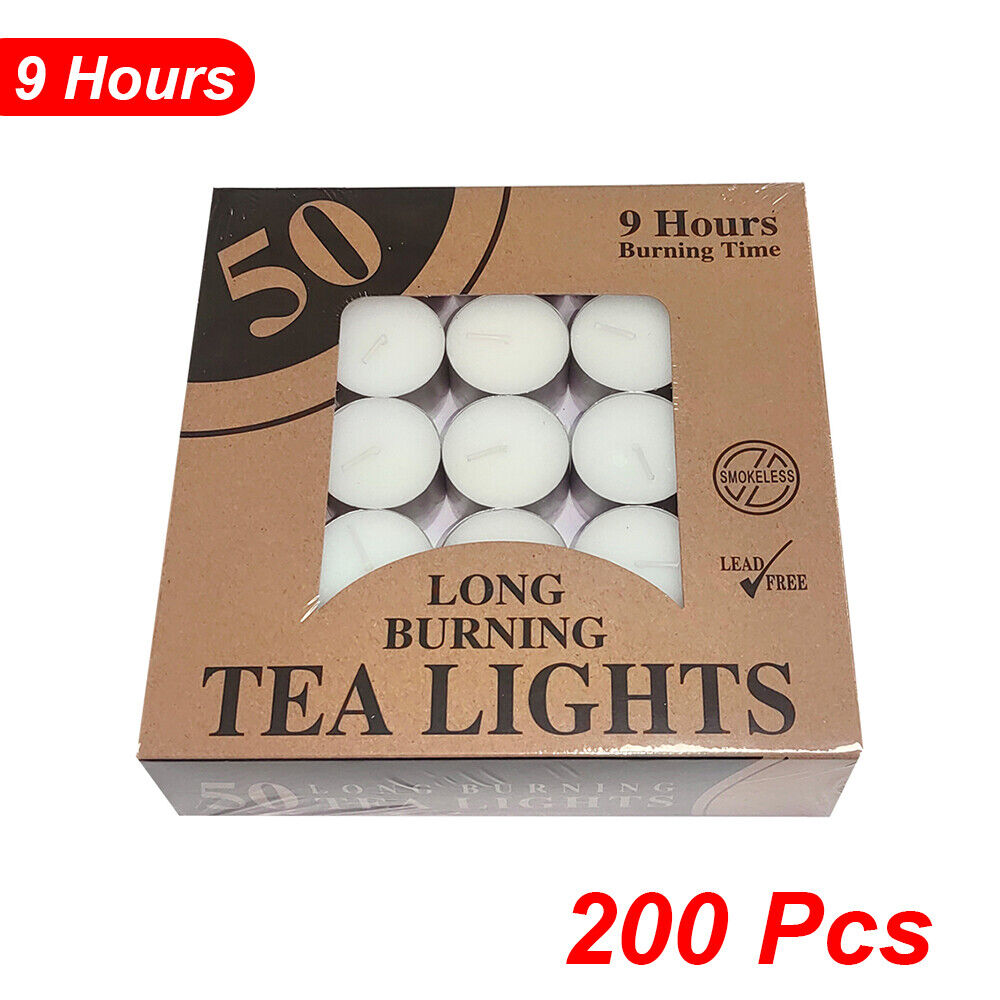 9 Hours Tealight Candle Tea Light Candles Tealights Home Decor Party Unscented