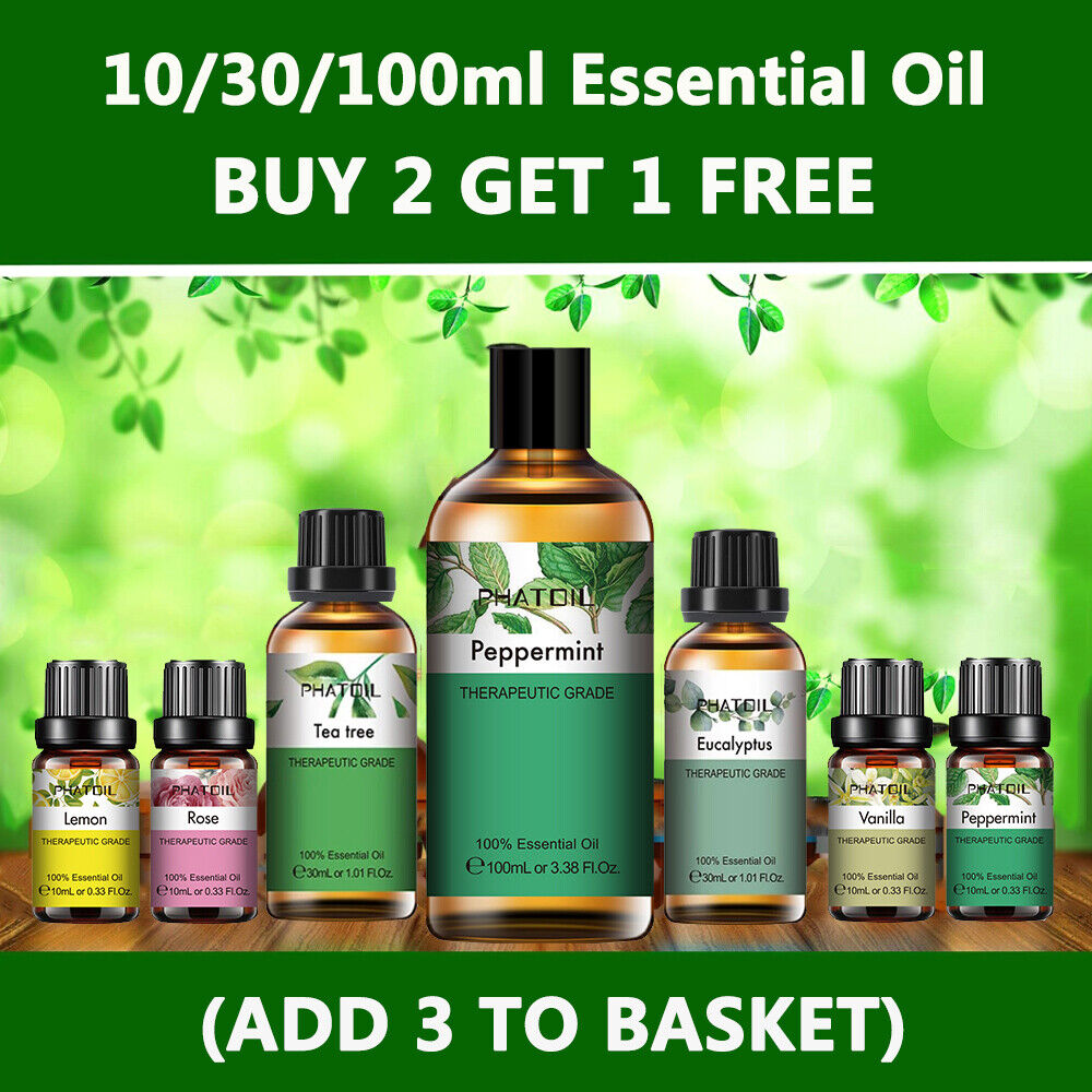 10ML 30ML 100ML Essential Oil 100% Pure and Natural Aromatherapy Diffuser Oils