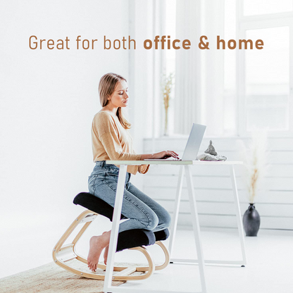 Thicken Ergonomic Kneeling Chair Stretch Knee Home Office Furniture Yoga Seat AU