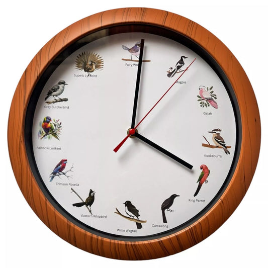 Australian Singing Wall Clock – Birdsong Harmony, Every Hour