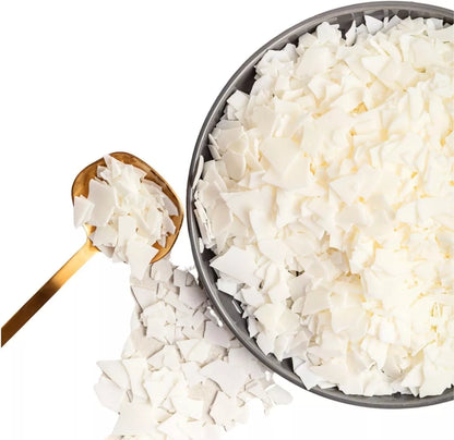 🕯️ Bulk 100% Pure Soy Wax Flakes – Natural & Kosher Candle Making Supplies