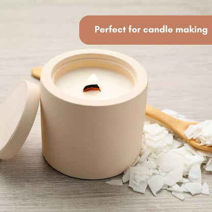 🕯️ Bulk 100% Pure Soy Wax Flakes – Natural & Kosher Candle Making Supplies