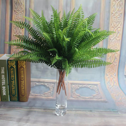 🌿 Artificial Leaf Bouquet – Lifelike Green Foliage for Home or Event Decor