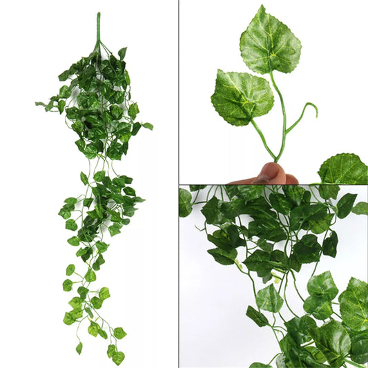 🌿 Artificial Ivy Vine Garland – 2-Pack Hanging Greenery